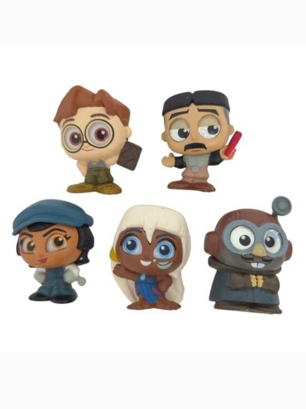 Atlantis Disney Doorables Series 10 Mini Figures- COMPLETE Set of 5- Ultra Rare‎